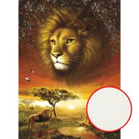 Фреска Ortograf Животные 6200 Фактура флок FLK Флизелин (2,2*3) Коричневый/Оранжевый, Животные — фото 1, Фрески