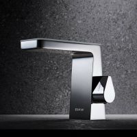 Смеситель для раковины Black&White Universe 7320U Хром Белый матовый — фото 3, Смесители