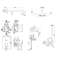 Товар: Комплект смесителей Paffoni Ringo KITRIN015NO071 Черный матовый - фото 14 Комплект смесителей Paffoni Ringo KITRIN015NO071 Черный матовый — фото 14, Готовые комплекты для ванной комнаты