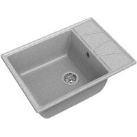 Кухонная мойка GranFest Vertex GF-V-680L Серая — фото 1, Кухонные мойки