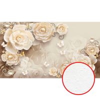 Товар: Фреска Ortograf 3D 33485 Фактура бархат FX Флизелин (4,8*2,7) Бежевый, Цветы/Абстракция - фото 1 Фреска Ortograf 3D 33485 Фактура бархат FX Флизелин (4,8*2,7) Бежевый, Цветы/Абстракция — фото 1, Фрески