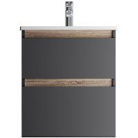 Тумба под раковину AM.PM X-Joy 55 M85AFHX0552BM подвесная Черная матовая — фото 1, Тумбы под раковину