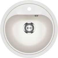 Кухонная мойка Ulgran Classic U-700-341 Ультра-белая — фото 1, Кухонные мойки