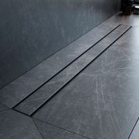 Душевой лоток AM.PM PrimeFlow 90 с Черной матовой решеткой / под плитку Tile арт-W02SC-U11-090-04BM — фото 11, Душевые лотки