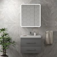 Товар: Зеркальный шкаф Континент Emotion LED 70 МВК029 с подсветкой Белый - фото 8 Зеркальный шкаф Континент Emotion LED 70 МВК029 с подсветкой Белый — фото 8, Зеркальные шкафы в ванную