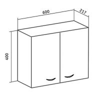 Подвесной шкаф Runo Рондо 60 00000001182 Белый — фото 3, Мебель для ванной