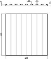 Гипсовая 3д панель Artpole Afina M-0061 600x600 мм — фото 9, Гипсовые 3Д панели