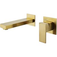 Товар: Смеситель для раковины Abber Daheim AF8212G Золото матовое - фото 1 Смеситель для раковины Abber Daheim AF8212G Золото матовое — фото 1, Смесители для раковины