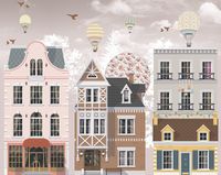 Товар: Фреска детская Ortograf Детские 33304 Фактура бархат FX Флизелин (3,4*2,7) Коричневый/Розовый, Город - фото 2 Фреска детская Ortograf Детские 33304 Фактура бархат FX Флизелин (3,4*2,7) Коричневый/Розовый, Город — фото 2, Фрески