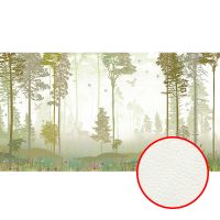 Фреска Ortograf Flora 31265 Фактура флок FLK Флизелин (5*2,7) Зеленый, Деревья/Природа — фото 1, Фрески