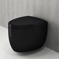 Унитаз Bocchi Etna 1116-005-0129 подвесной Черный глянцевый без сиденья — фото 3, Унитазы