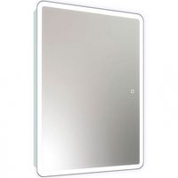 Зеркальный шкаф Континент Emotion 50 МВК128 с подсветкой Белый — фото 1, Зеркальные шкафы в ванную