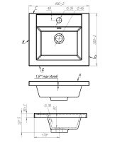 Товар: Раковина Art&Max AM-LAV-400-MR-A Белая - фото 4 Раковина Art&Max AM-LAV-400-MR-A Белая — фото 4, Раковины