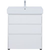 Товар: Тумба под раковину Aquanet Nova Lite 75 302472 Белый глянец - фото 6 Тумба под раковину Aquanet Nova Lite 75 302472 Белый глянец — фото 6, Мебель для ванной