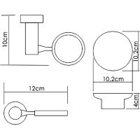 Товар: Мыльница WasserKRAFT K-28229 Хром - фото 3 Мыльница WasserKRAFT K-28229 Хром — фото 3, Мыльницы