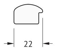 Зеркало Evoform Definite 68х68 BY 0652 в багетной раме - Сосна 22 мм — фото 5, Мебель для ванной