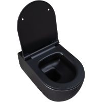 Унитаз Allen Brau Priority 4.31001.31 подвесной Черный матовый без сиденья — фото 19, Подвесные унитазы