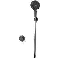 Смеситель для душа Whitecross Y gunmetal YSET02TOPGM Оружейная сталь — фото 2, Смесители