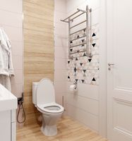 Товар: Водяной полотенцесушитель EWRIKA Сафо FP 80х50 с полкой Хром - фото 7 Водяной полотенцесушитель EWRIKA Сафо FP 80х50 с полкой Хром — фото 7, Водяные полотенцесушители