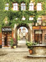 Товар: Фреска Ortograf Городской пейзаж 6637 Фактура флок FLK Флизелин (2*2,7) Бежевый/Зеленый, Город/Листья - фото 2 Фреска Ortograf Городской пейзаж 6637 Фактура флок FLK Флизелин (2*2,7) Бежевый/Зеленый, Город/Листья — фото 2, Фрески