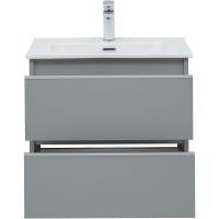 Тумба под раковину Aquanet Вега 60 329601 подвесная Мисти грин — фото 5, Тумбы под раковину