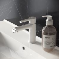 Товар: Смеситель для раковины Grossman Alba 510.K35.06.100/000 Белый Хром - фото 4 Смеситель для раковины Grossman Alba 510.K35.06.100/000 Белый Хром — фото 4, Смесители