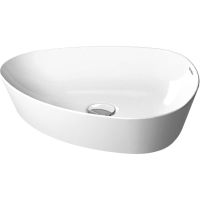 Раковина-чаша Duravit Cape-Cod 50 2339500000 Белая глянцевая — фото 1, Раковины накладные
