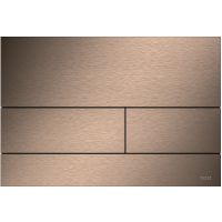 Клавиша смыва Tece Square II 9240840 для унитаза Brushed Red Gold — фото 1, Комплектующие для душевого оборудования