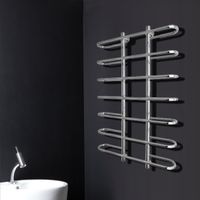 Водяной полотенцесушитель Ника Mix Вираж 60x50 Хром — фото 6, Водяные полотенцесушители