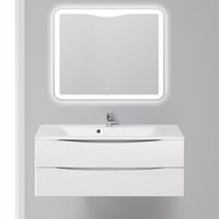 Тумба под раковину BelBagno Marino 120 MARINO-1200-2C-SO-BO-P подвесная Bianco Opaco — фото 2, Тумбы под раковину
