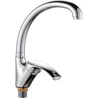 Смеситель для кухни Ростовская Мануфактура Сантехники Boou B8174-10HF Хром — фото 1, Смесители