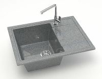 Товар: Кухонная мойка Bergg Z150 B150Q008 Темно-серая - фото 2 Кухонная мойка Bergg Z150 B150Q008 Темно-серая — фото 2, Кухонные мойки