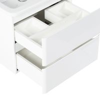 Тумба под раковину BelBagno 60 ALBANO-CER-600-2C-SO-BL подвесная Bianco Lucido — фото 6, Тумбы под раковину