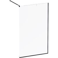 Душевая перегородка AM.PM Func 120 W84WI-120-F1-BTE профиль Черный стекло прозрачное — фото 2, Душевые перегородки