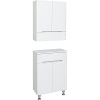 Подвесной шкаф Runo Парма 50 00-00001052 Белый — фото 3, Мебель для ванной