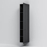 Шкаф пенал AM.PM Gem 30 R M90CHR0306BM подвесной Черный матовый — фото 4, Мебель для ванной