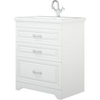 Товар: Тумба под раковину Corozo Каролина 70 Z3 SD-00000923 Белая - фото 3 Тумба под раковину Corozo Каролина 70 Z3 SD-00000923 Белая — фото 3, Тумбы под раковину