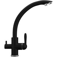 Смеситель для кухни Ulgran Quartz UQ-017-07 Уголь — фото 1, Смесители