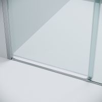 Душевая дверь Grossman Style 110 100.K33.05.110.10.00 профиль Хром стекло прозрачное — фото 6, Раздвижные душевые двери