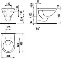 Товар: Унитаз Jika Lyra 8.2137.0.000.000.3 подвесной без сиденья - фото 2 Унитаз Jika Lyra 8.2137.0.000.000.3 подвесной без сиденья — фото 2, Унитазы