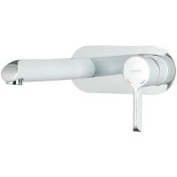 Смеситель для раковины Gappo G03-8 G1003-28 Белый Хром — фото 1, Смесители для раковины