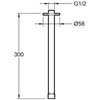 Товар: Кронштейн для верхнего душа Jacob Delafon E10043-CP Хром - фото 4 Кронштейн для верхнего душа Jacob Delafon E10043-CP Хром — фото 4, Кронштейны для верхнего душа