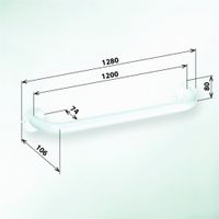 Поручень Bemeta Help 301101204 Белый — фото 1, Поручни для ванной