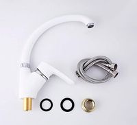 Смеситель для кухни Frap F4166-8 Белый — фото 5, Смесители для кухни