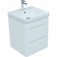 Товар: Тумба под раковину Aquanet София 50 274171 подвесная Белый глянец - фото 3 Тумба под раковину Aquanet София 50 274171 подвесная Белый глянец — фото 3, Мебель для ванной