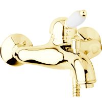 Смеситель для ванны Cezares Elite ELITE-VM-03/24-Bi Золото 24 карат — фото 1, Смеситель для ванны