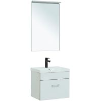 Комплект мебели для ванной Aquanet Верона 50 287633 подвесной Белый матовый — фото 1, Комплекты мебели для ванной