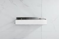 Товар: Металлическая полка Boheme Q 10965-NB Никель брашированный - фото 2 Металлическая полка Boheme Q 10965-NB Никель брашированный — фото 2, Полки для ванной и душа