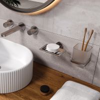 Стакан для зубных щеток WasserKRAFT Tauber Никель арт-K-64428 — фото 5, Стаканы для зубных щеток