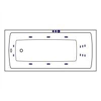 Товар: Акриловая ванна Excellent Aquaria 170x75 WAEX.AQU17.SMART.BR с гидромассажем - фото 7 Акриловая ванна Excellent Aquaria 170x75 WAEX.AQU17.SMART.BR с гидромассажем — фото 7, Ванны